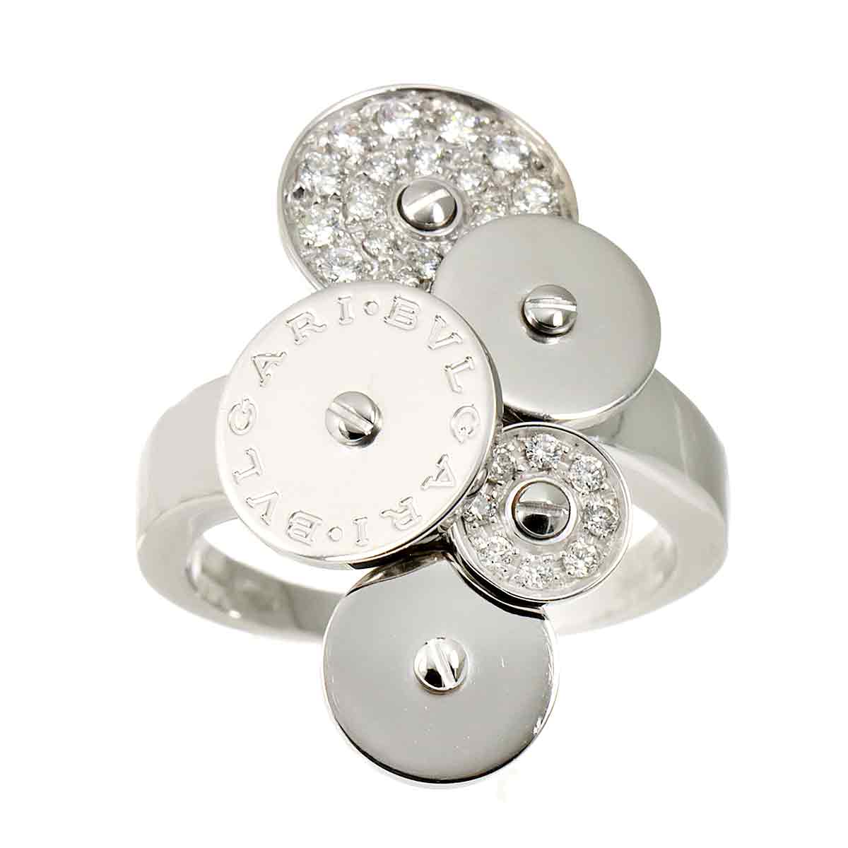 Cicladi Diamond Ring 18K White Gold 750 siza 6(US)