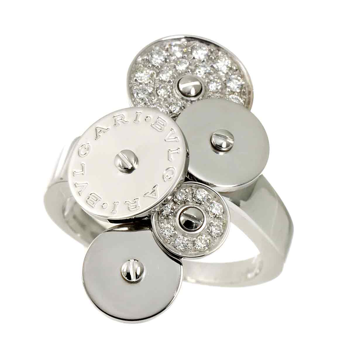 Cicladi Diamond Ring 18K White Gold 750 siza 6(US)
