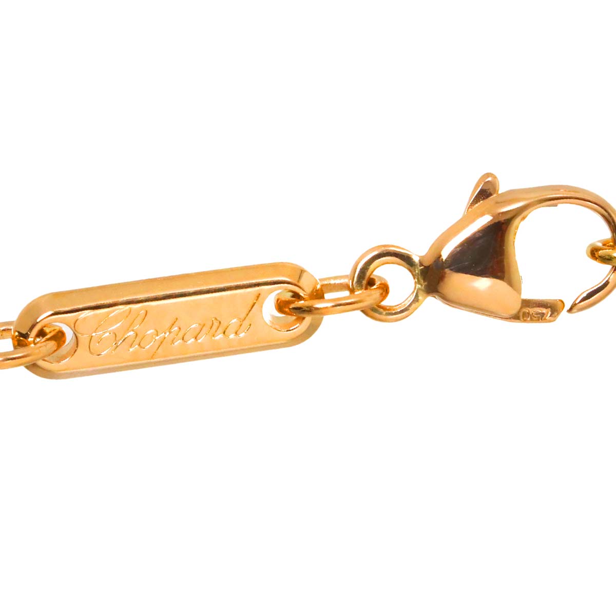 Happy Spirit Diamond Necklace 18K WG PG 750