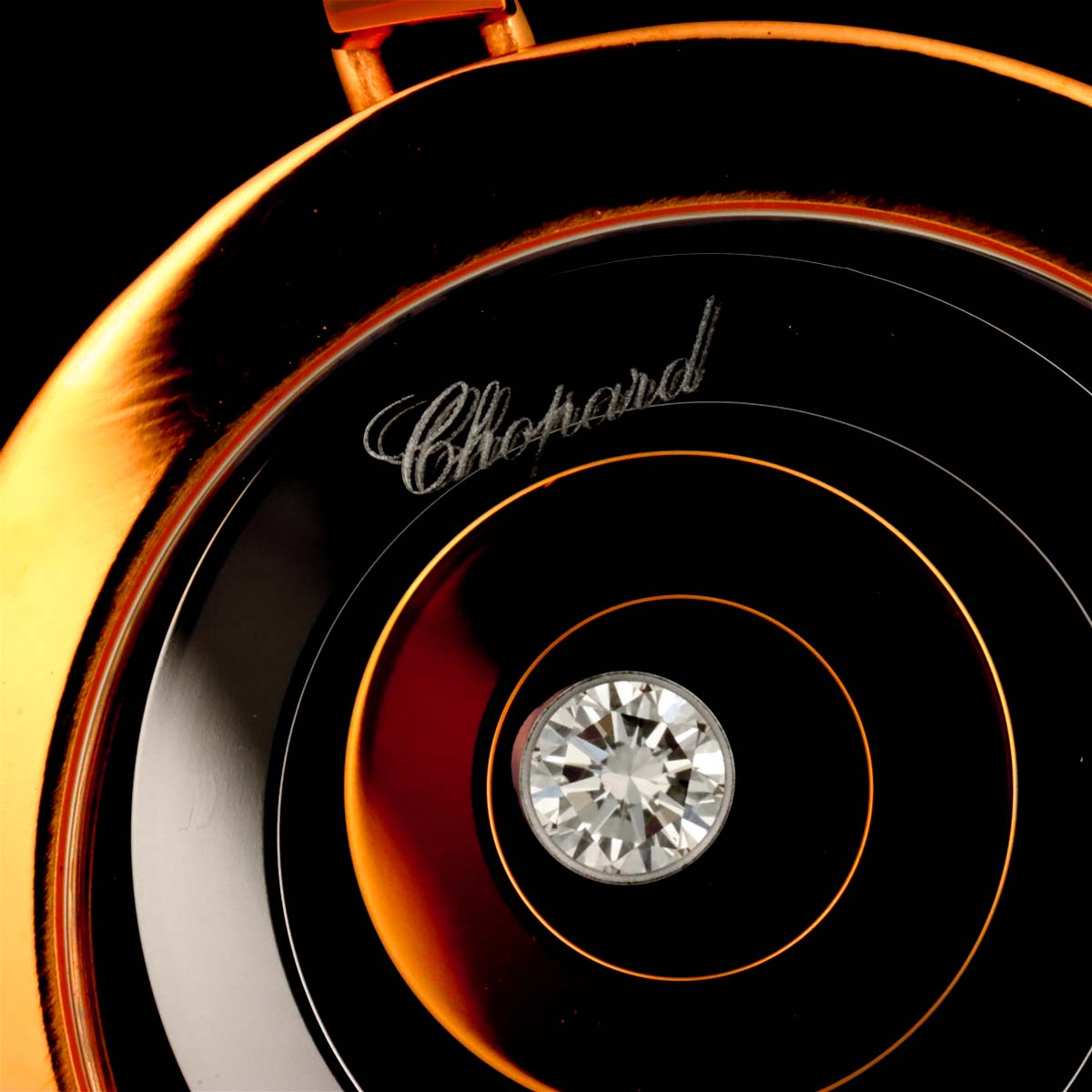 Happy Spirit Diamond Necklace 18K WG PG 750