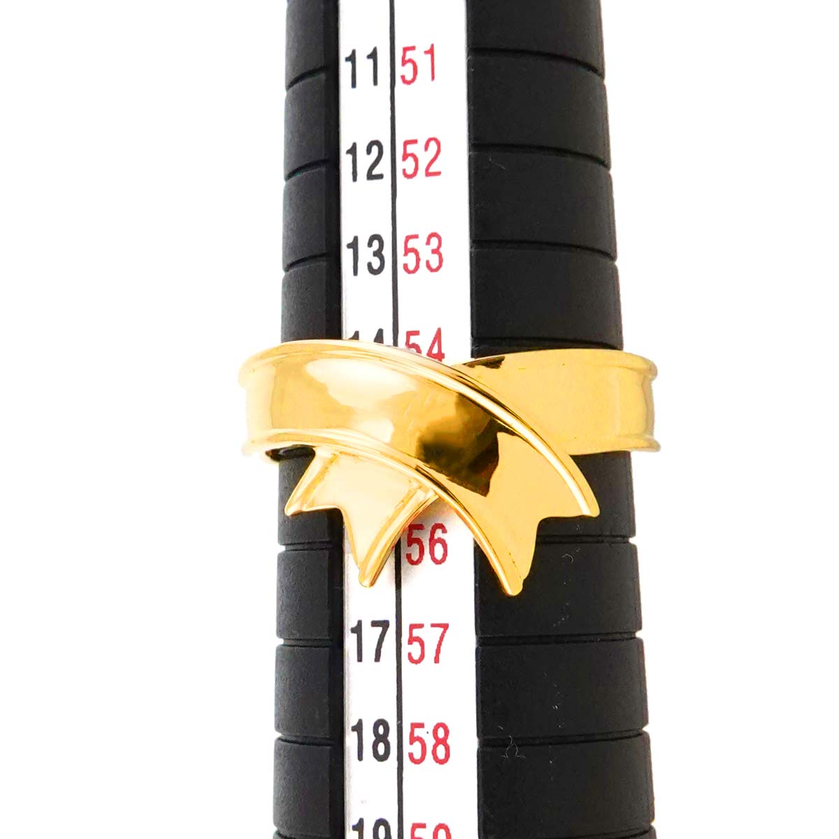 Ribbon Ring 18K Yellow Gold 750 size6.75(US)