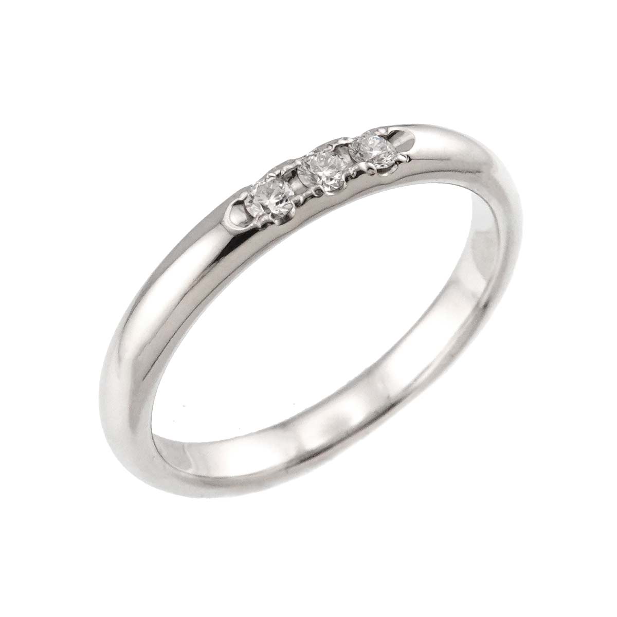 Diamond 0.06ct Ring Platinum Size4.75-5(US)