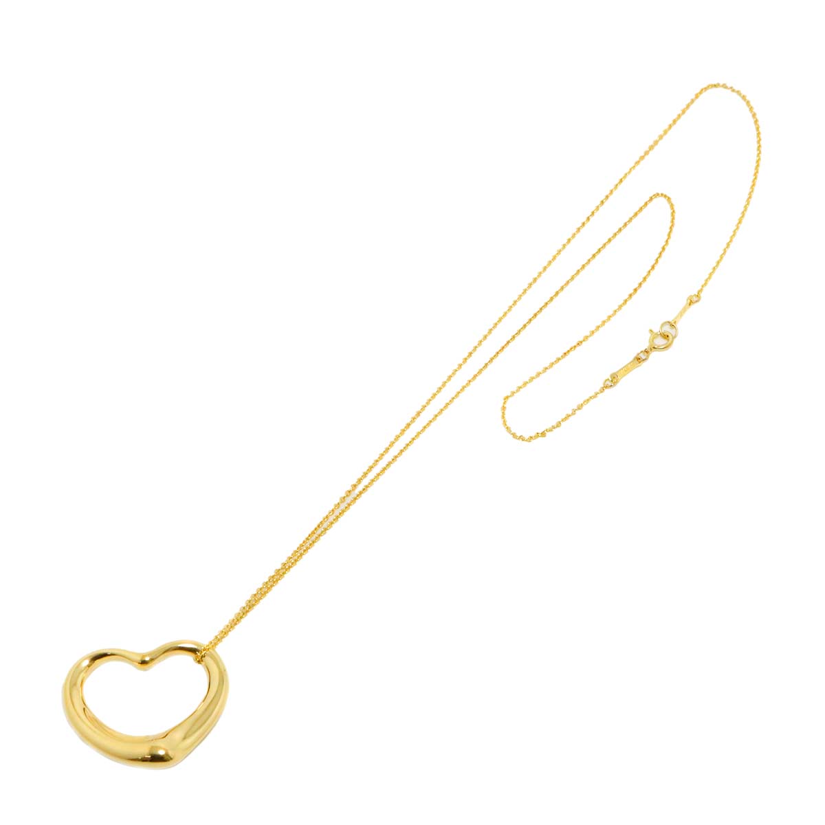 Open Heart Necklace 18K Yellow Gold 750