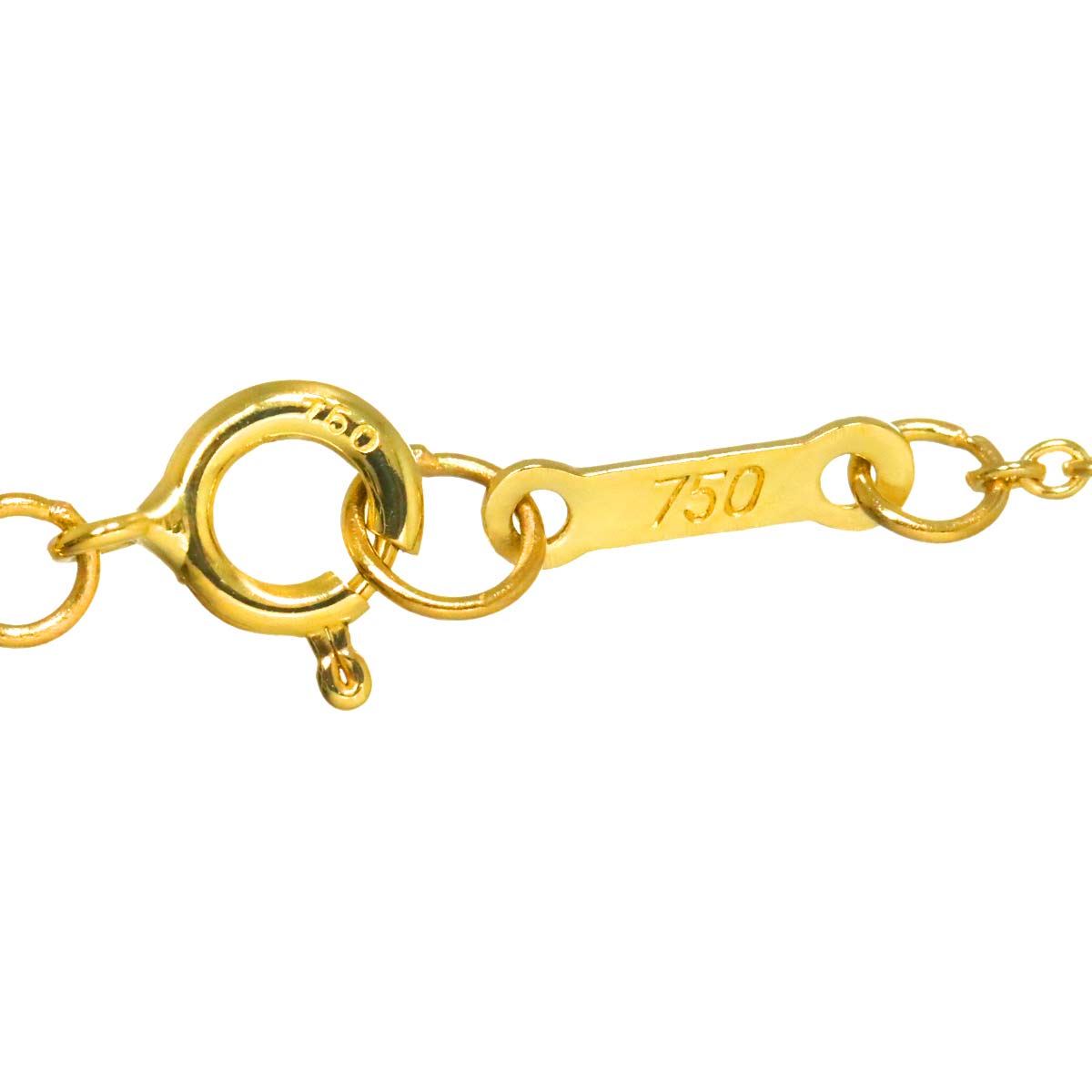 Open Heart Necklace 18K Yellow Gold 750