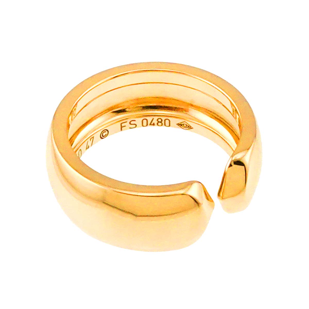Ring 18K YG 750 size47 4(US)