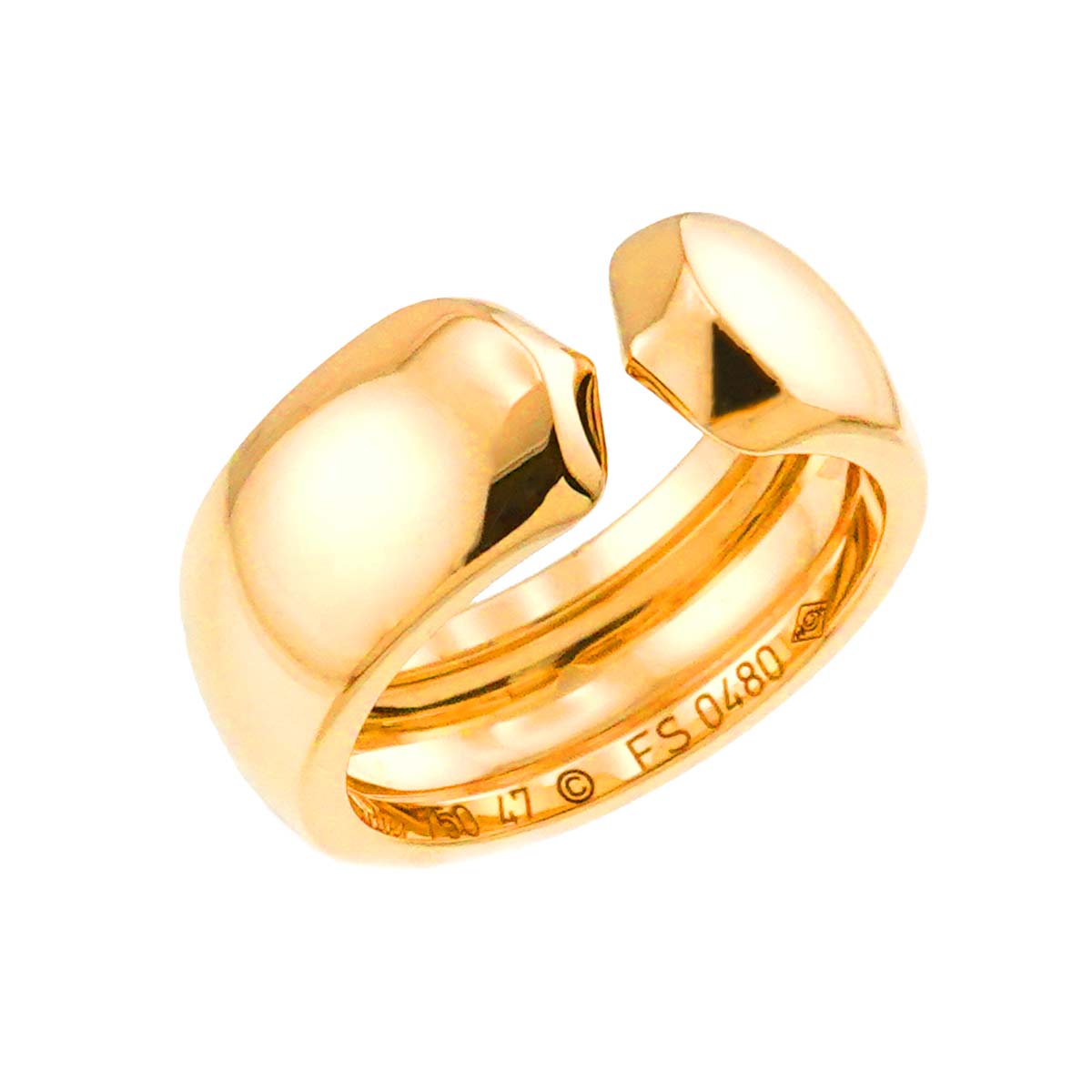 Ring 18K YG 750 size47 4(US)