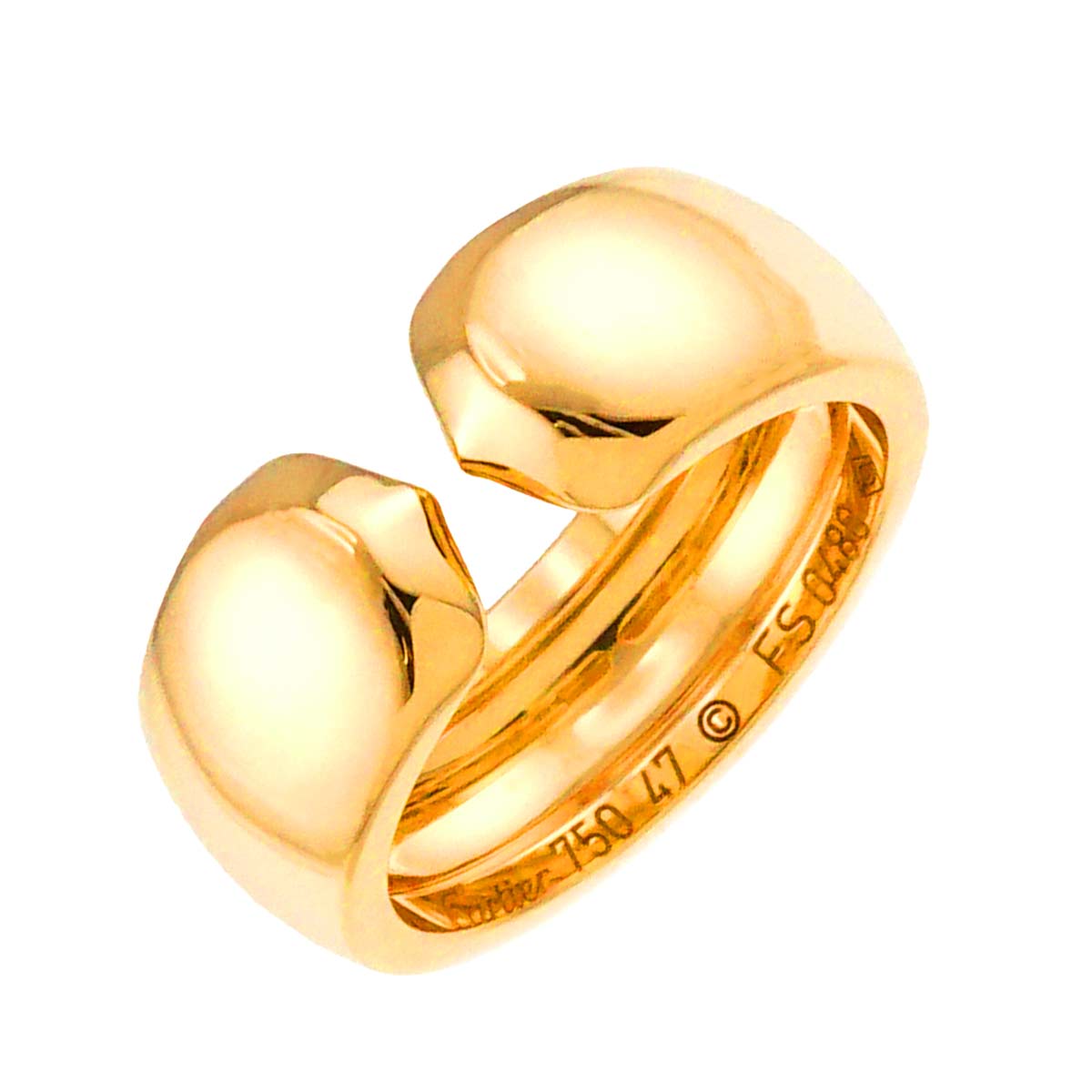 Ring 18K YG 750 size47 4(US)