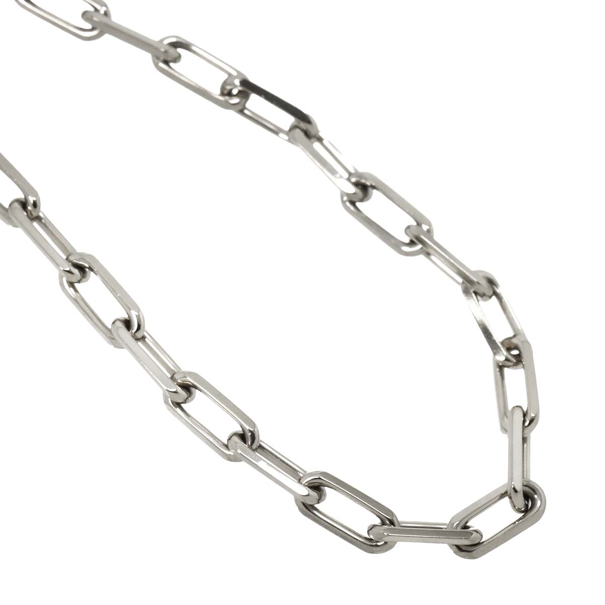 Santos Chain Necklace 18K White Gold 750