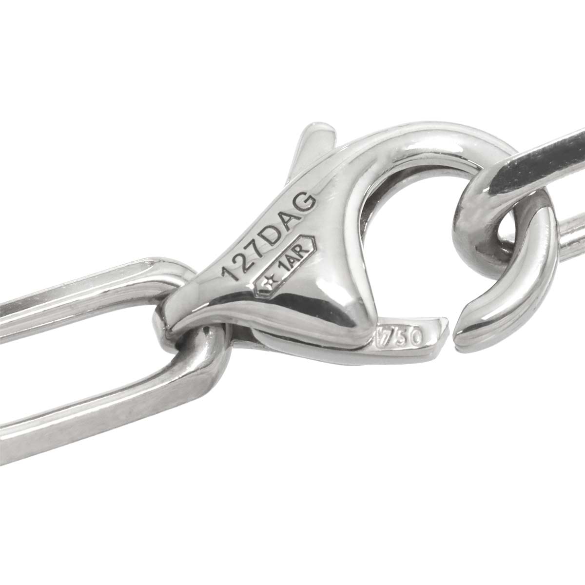 Santos Chain Necklace 18K White Gold 750