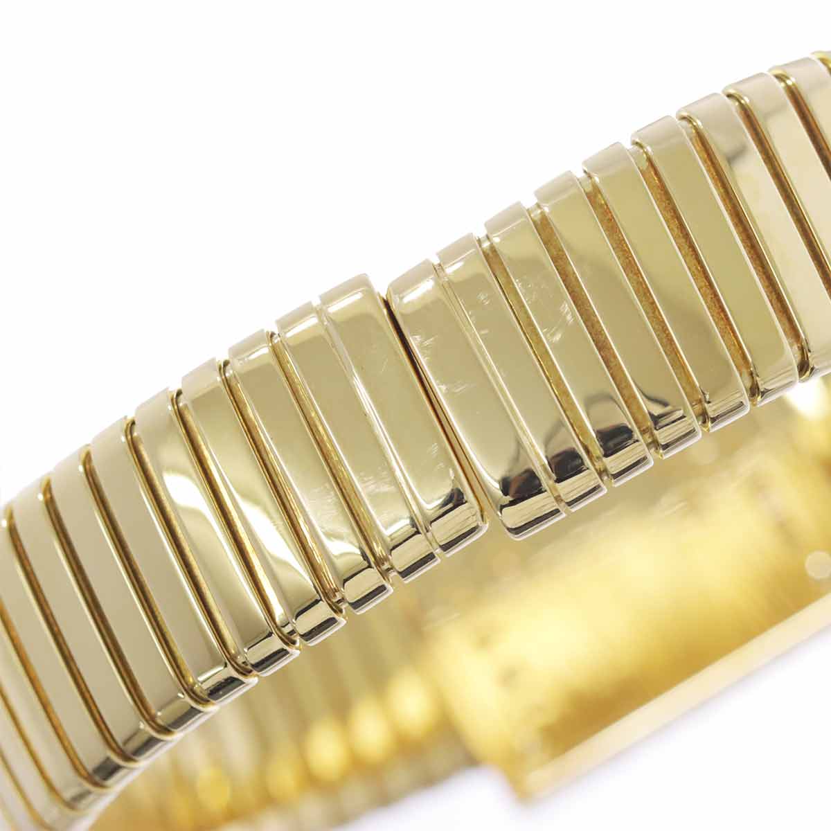 Quadrato Tubogas SQ222T 750 YG Quartz Black Dial Ladies