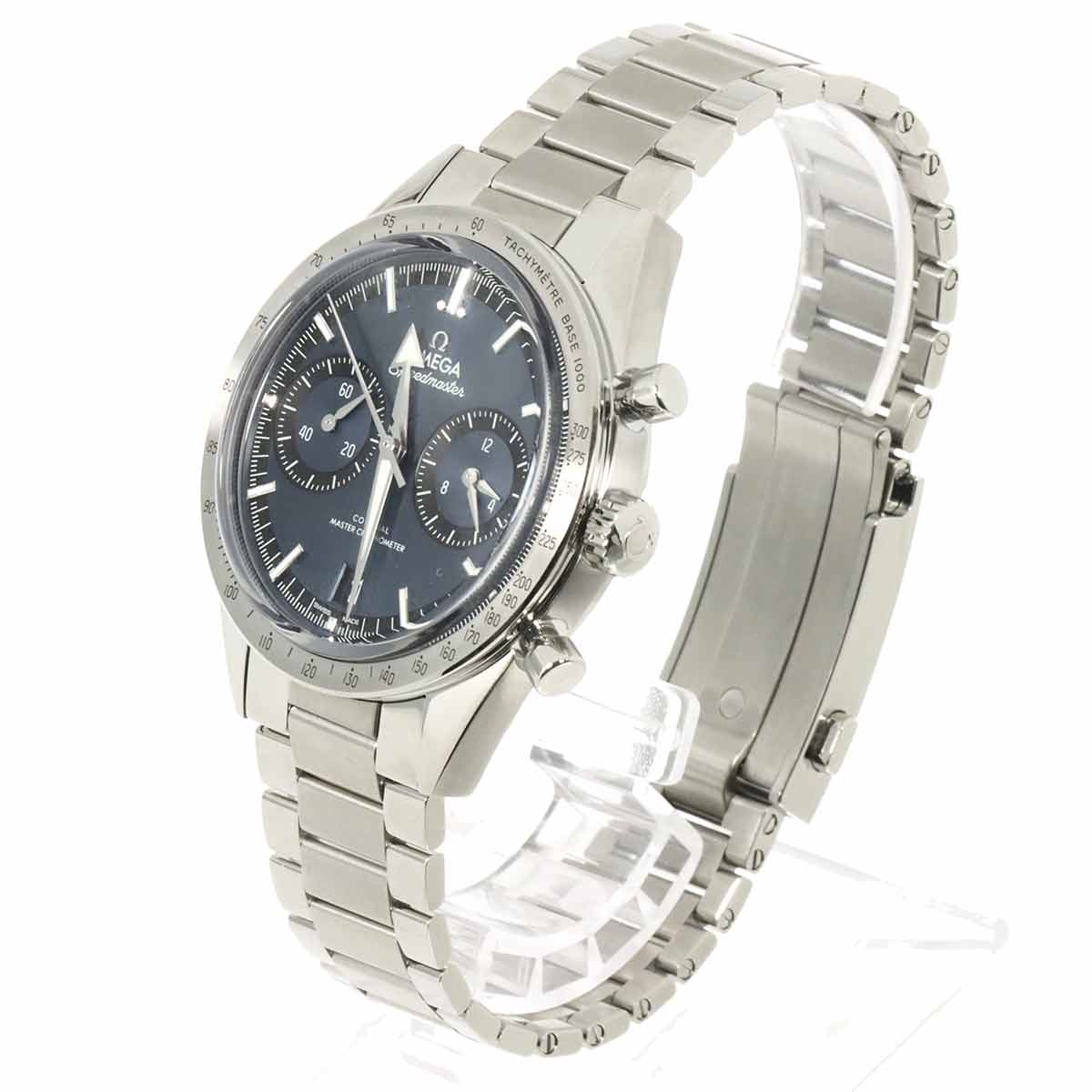 Speedmaster 57 332 10 41 51 03 001 Blue Dial Mens Watch