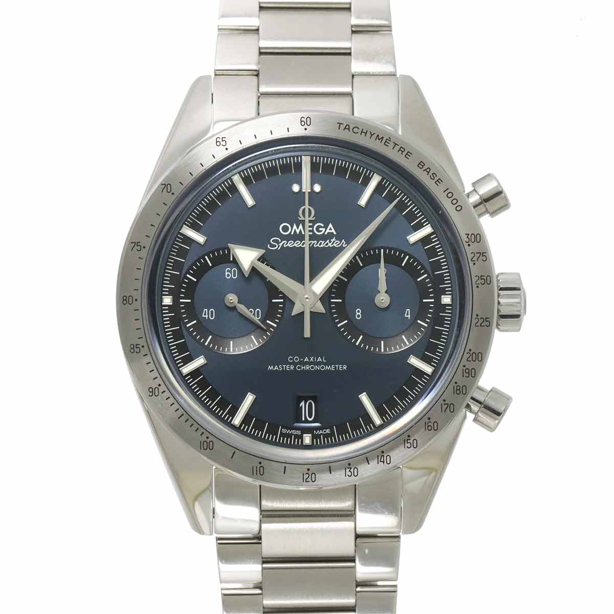 Speedmaster 57 332 10 41 51 03 001 Blue Dial Mens Watch