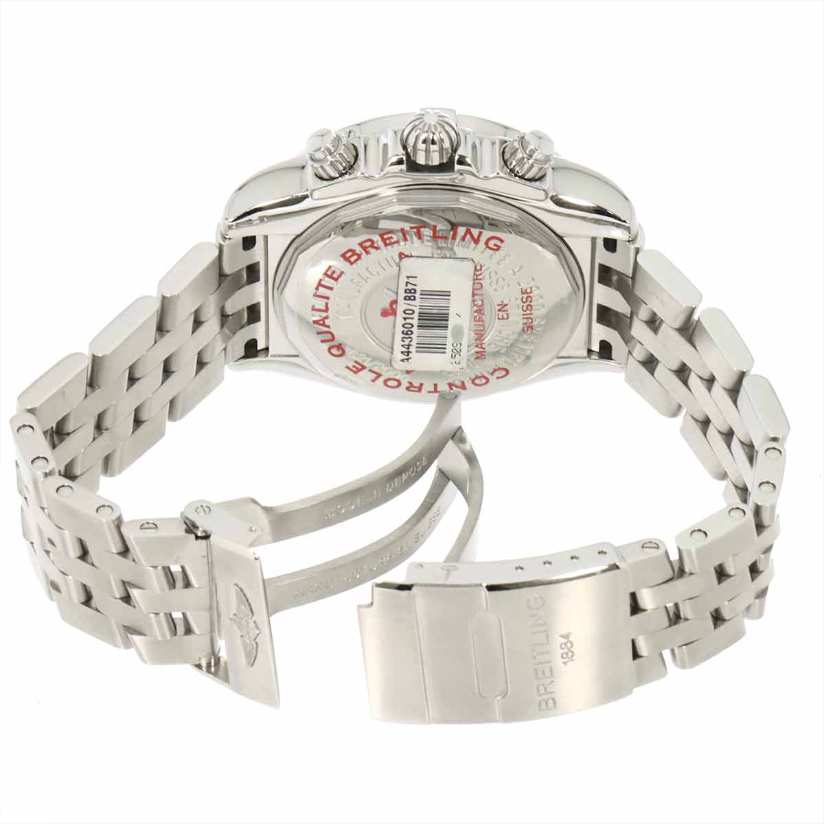 Chronomat Black Bird A44360 Automatic Date Black Dial Mens