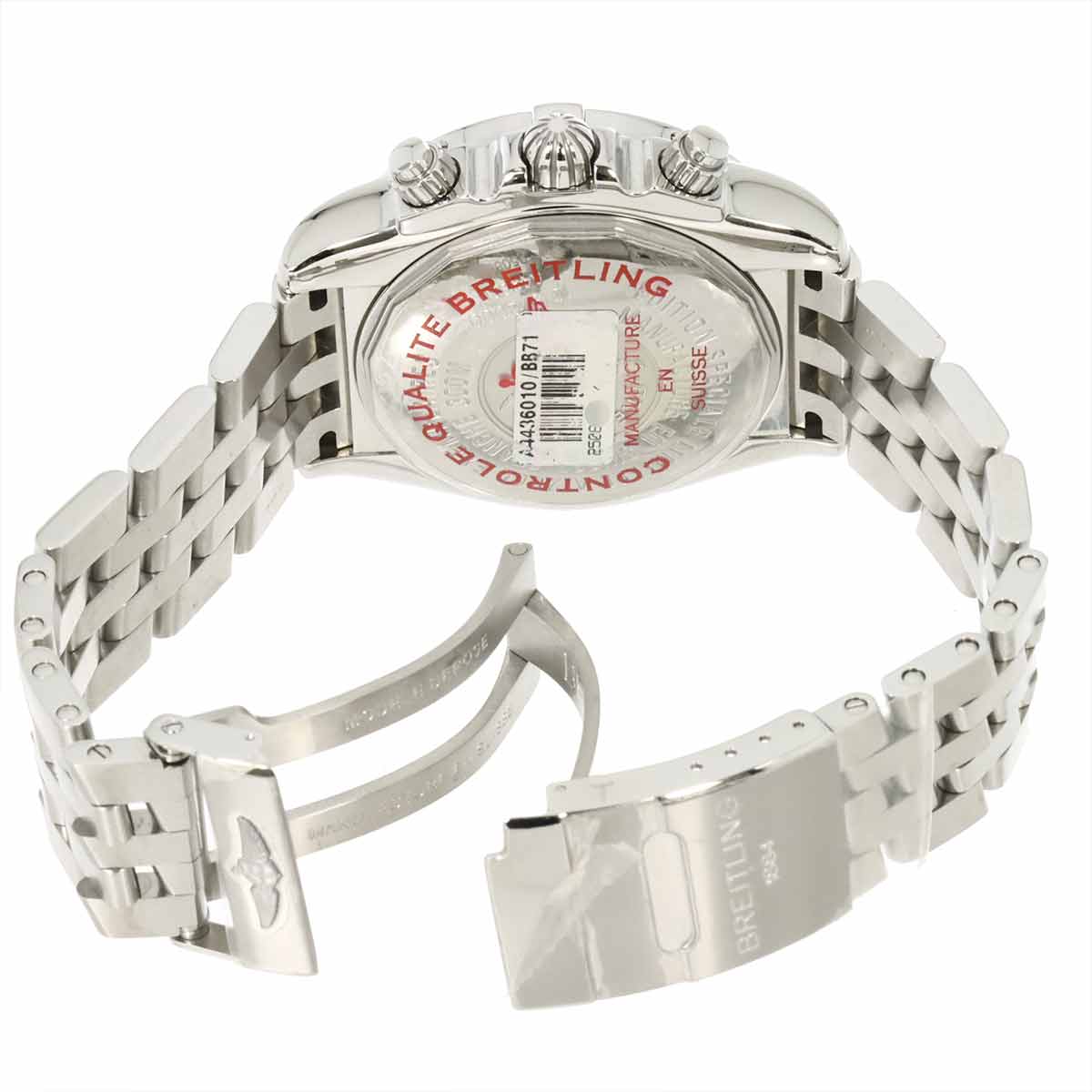 Chronomat Black Bird A44360 Automatic Date Black Dial Mens