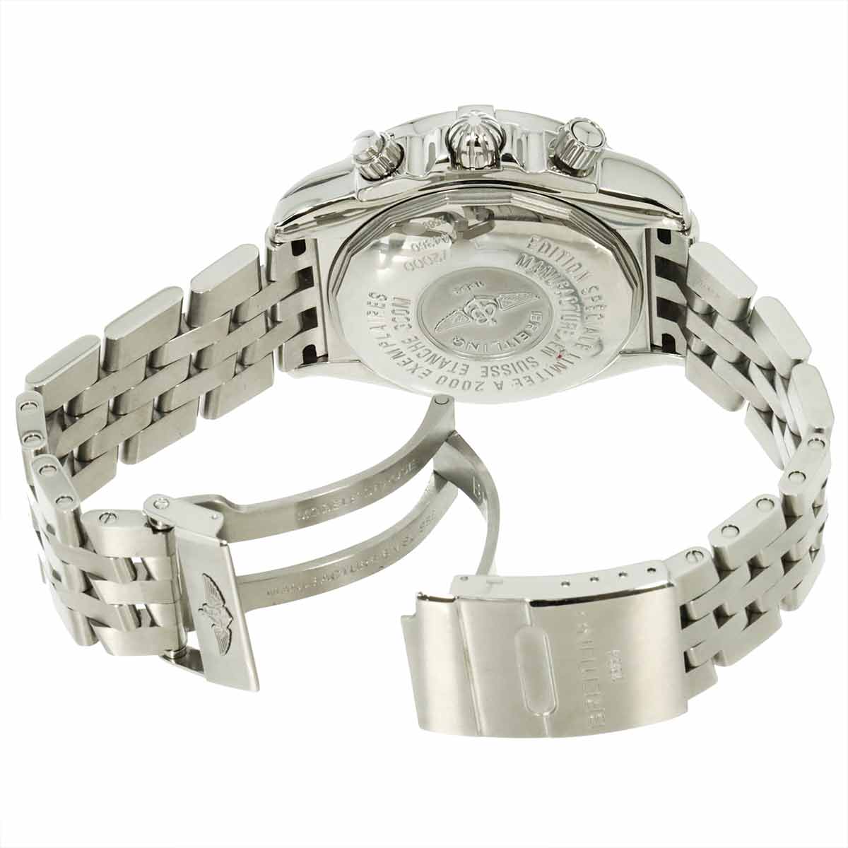 Chronomat Black Bird A44360 Automatic Date Black Dial Mens