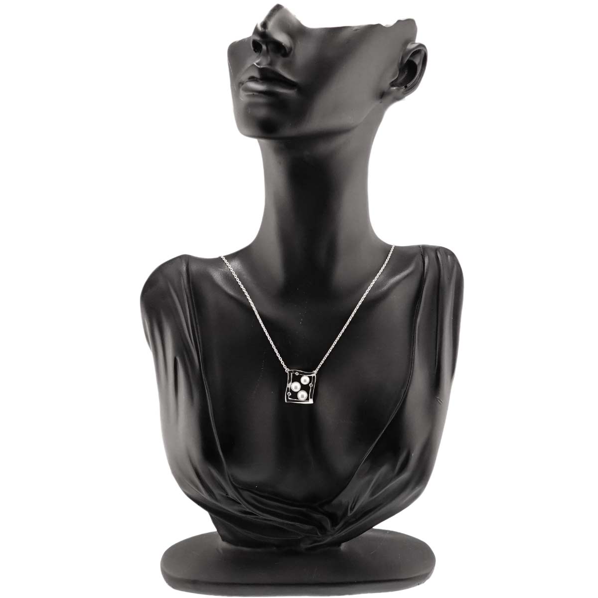 Akoya Pearl 5.5-4.8mm Necklace 18K White Gold 750