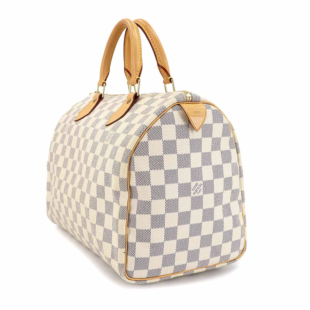 Damier Azur Speedy 30 Hand Bag White N41533 Purse