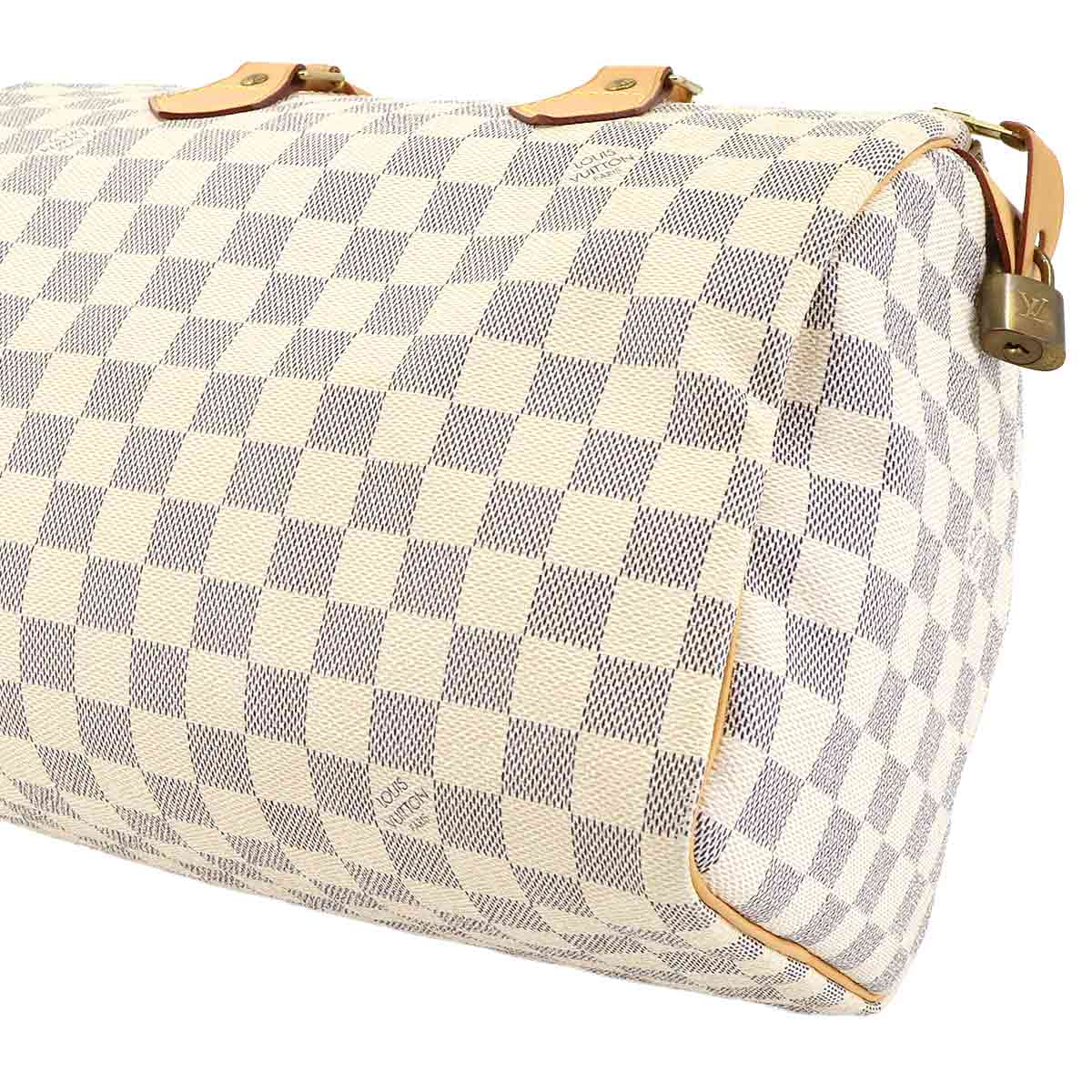 Damier Azur Speedy 30 Hand Bag White N41533 Purse
