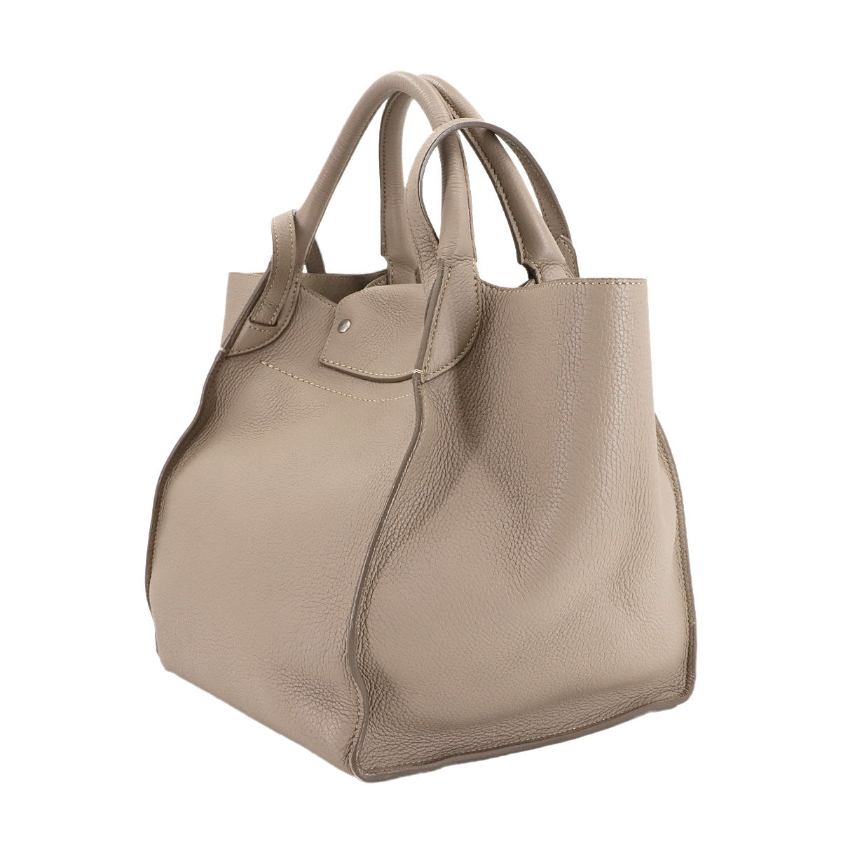 Big Bag Small With Longstrap Hand Shoulder Bag Leather Beige