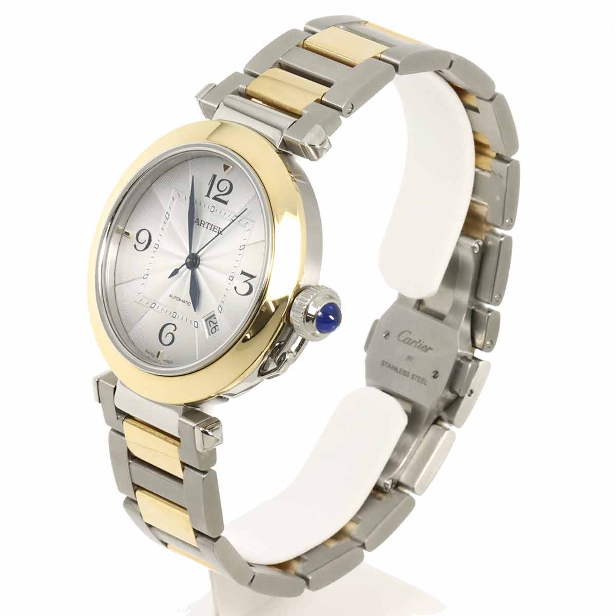 Pasha 41mm W2PA0009 Chronograph Date Automatic Silver Dial