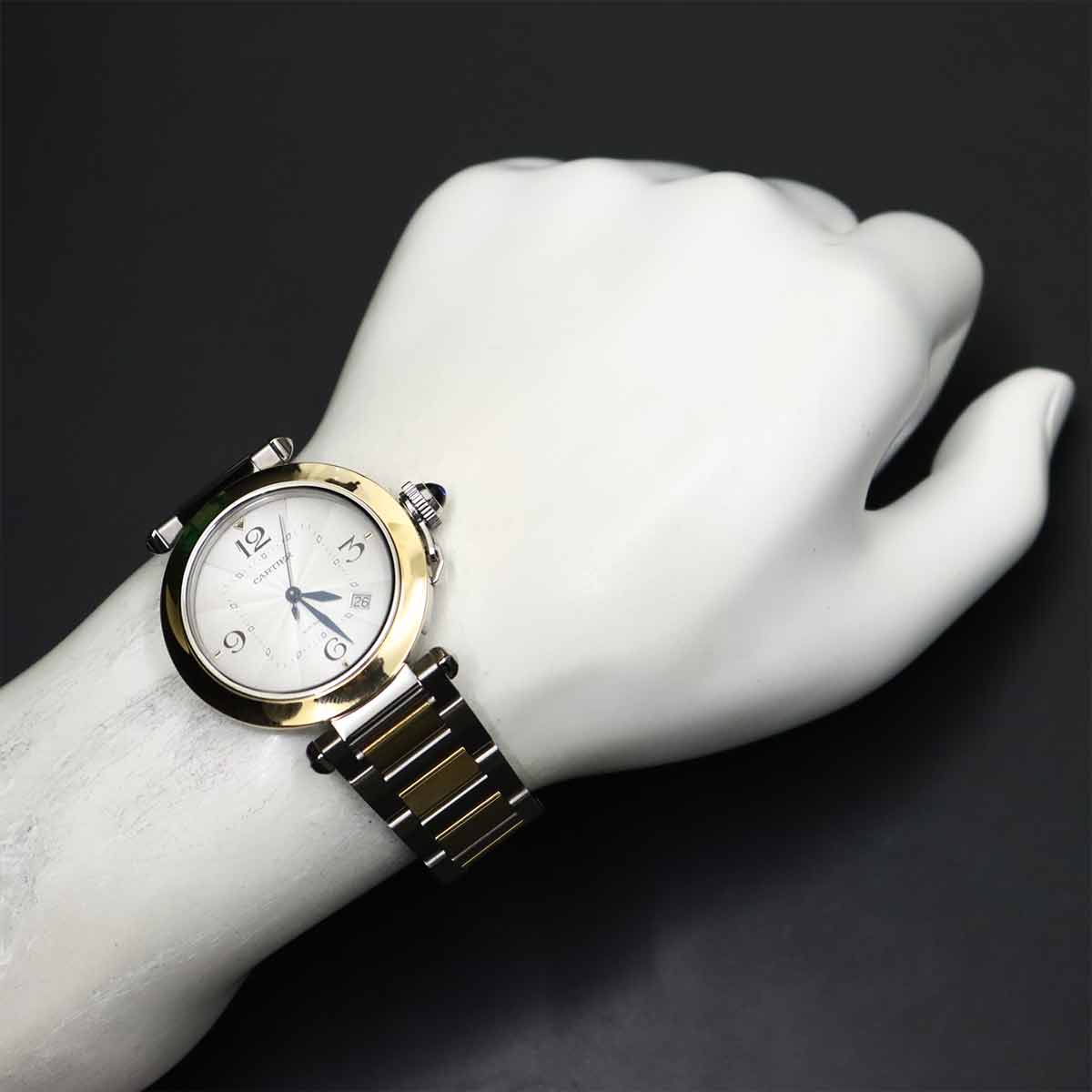 Pasha 41mm W2PA0009 Chronograph Date Automatic Silver Dial