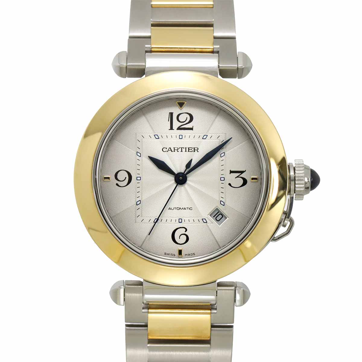 Pasha 41mm W2PA0009 Chronograph Date Automatic Silver Dial