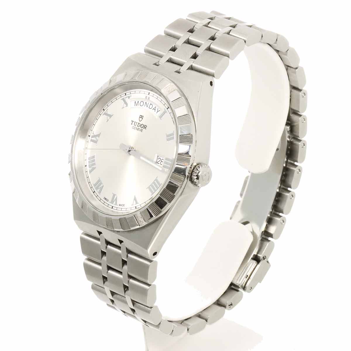 Royal 28600 Automatic Date Silver Dial Mens Watch