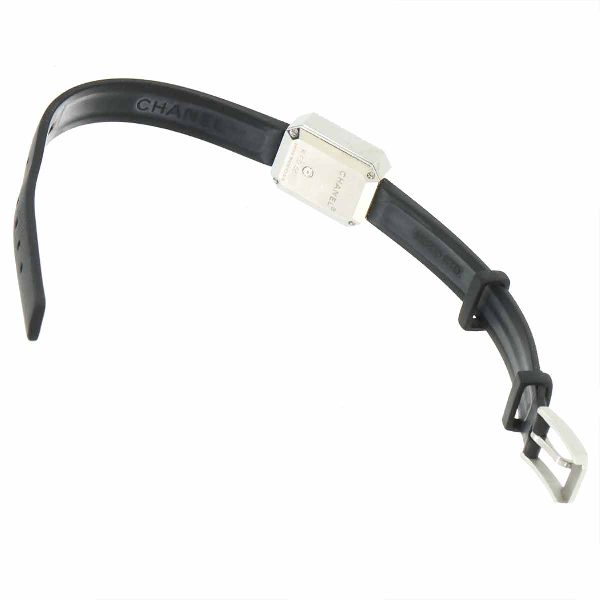 Premiere H2434 Bezel Diamond 4P Rubber Belt Black Dial Ladies