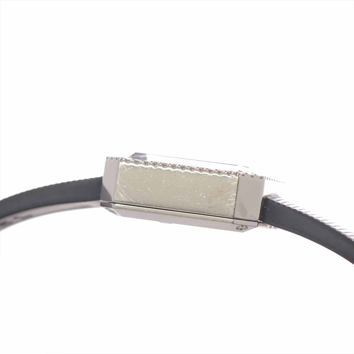 Premiere H2434 Bezel Diamond 4P Rubber Belt Black Dial Ladies