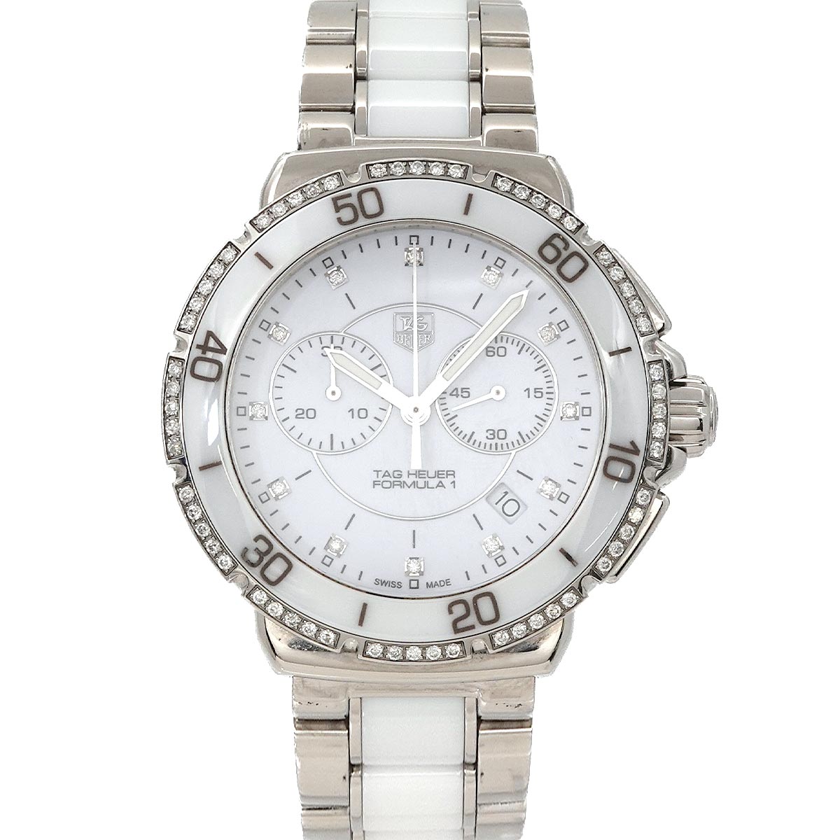 Formula 1 Lady CAH1213 12P Diamond Bezel Date Mens Watch