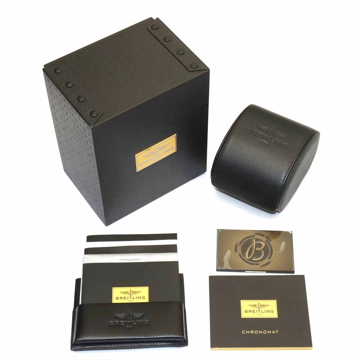 Chronomat 44 AB0111 Japan Limited 400 Date Black Shell Dial