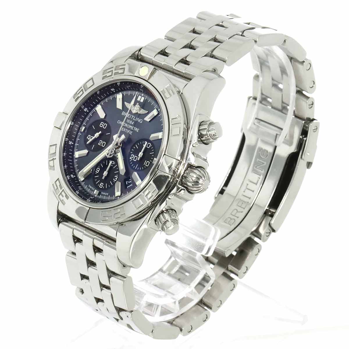 Chronomat 44 AB0111 Japan Limited 400 Date Black Shell Dial