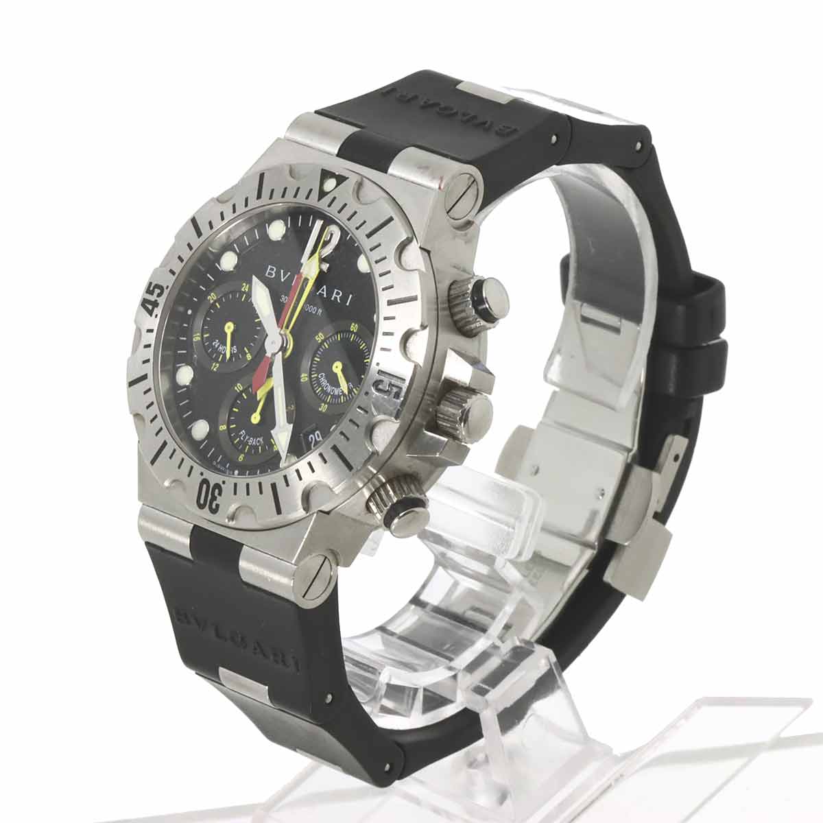 Diagono Scuba Flyback chronograph SC40S Black Dial Mens