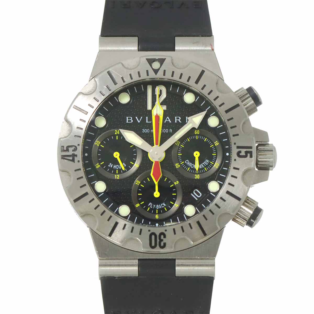 Diagono Scuba Flyback chronograph SC40S Black Dial Mens