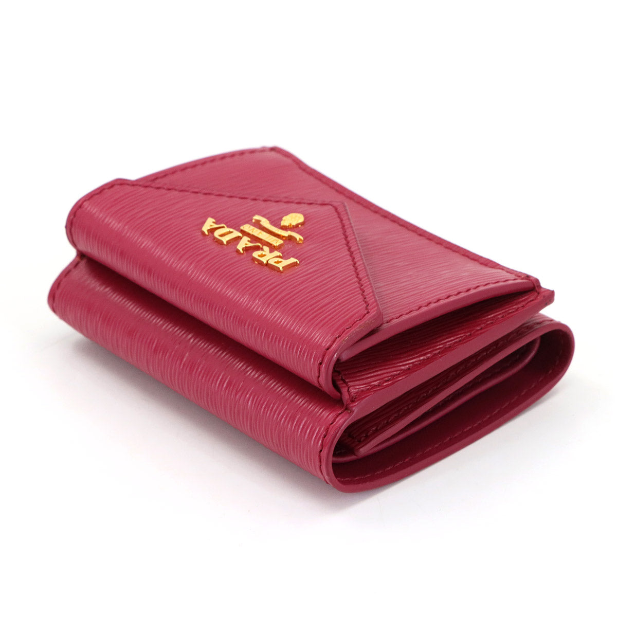 Compact Wallet Leather Ibisco Pink 1MH021 Purse 90304197