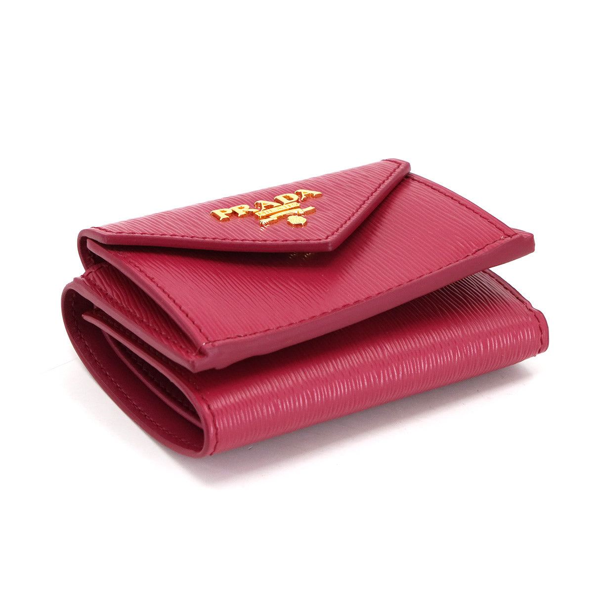 Compact Wallet Leather Ibisco Pink 1MH021 Purse