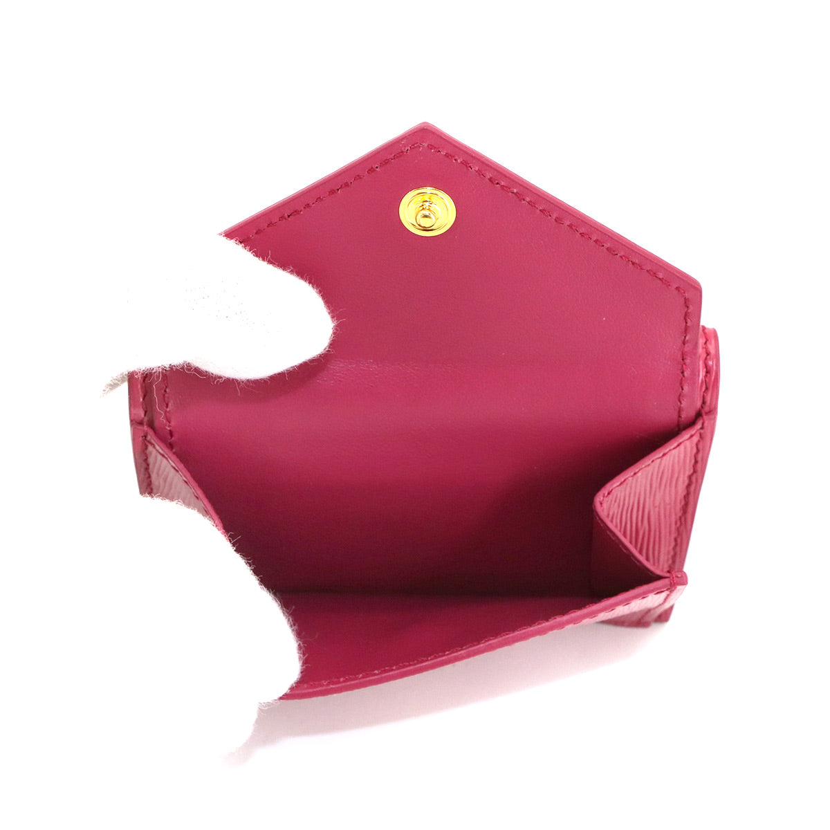 Compact Wallet Leather Ibisco Pink 1MH021 Purse