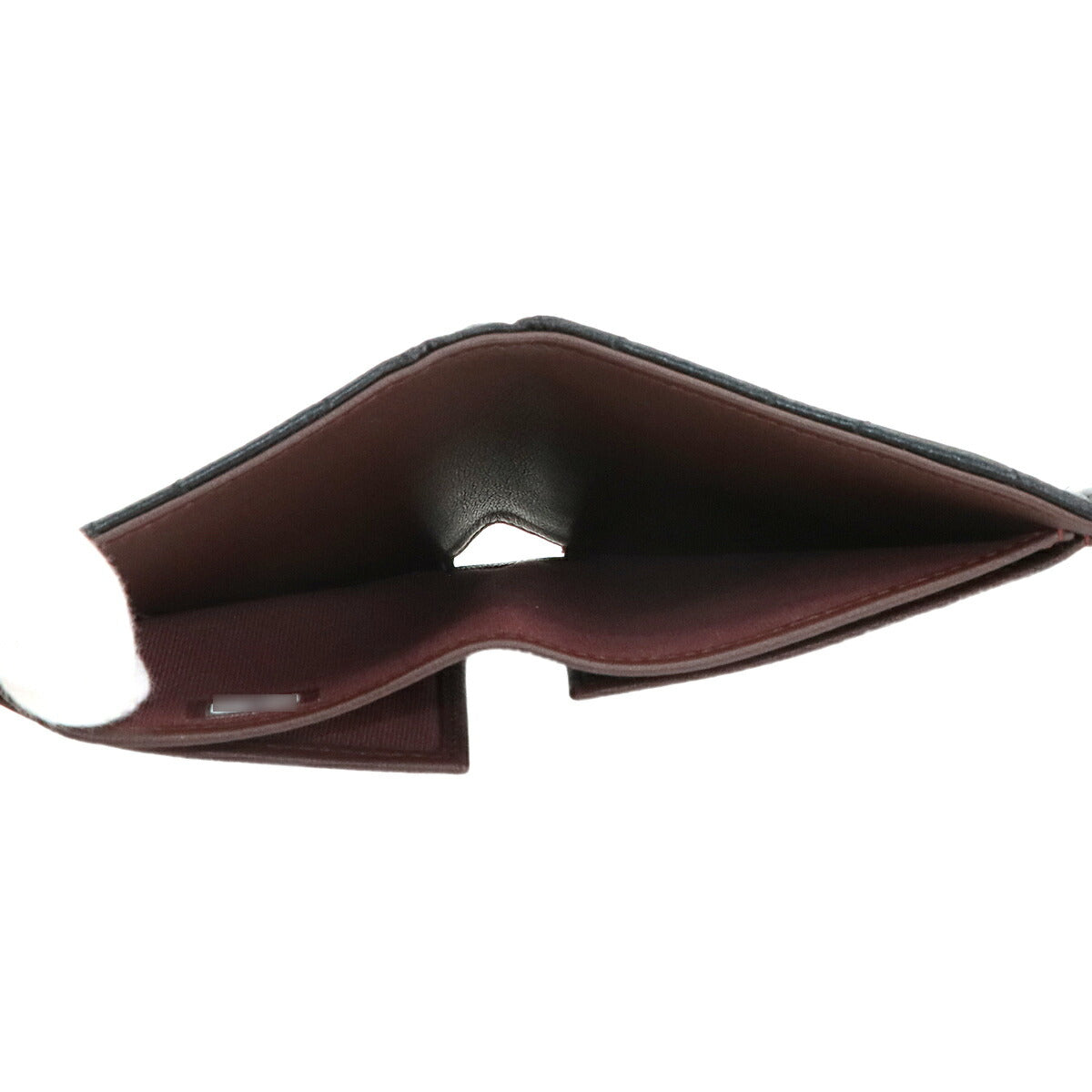 Matelasse Compact Wallet Leather Black AP0231 Purse