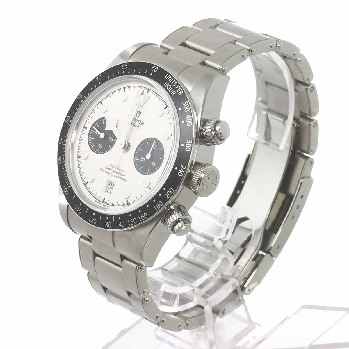 Black Bay Chronograph 79360N Automatic White Dial Mens Watch