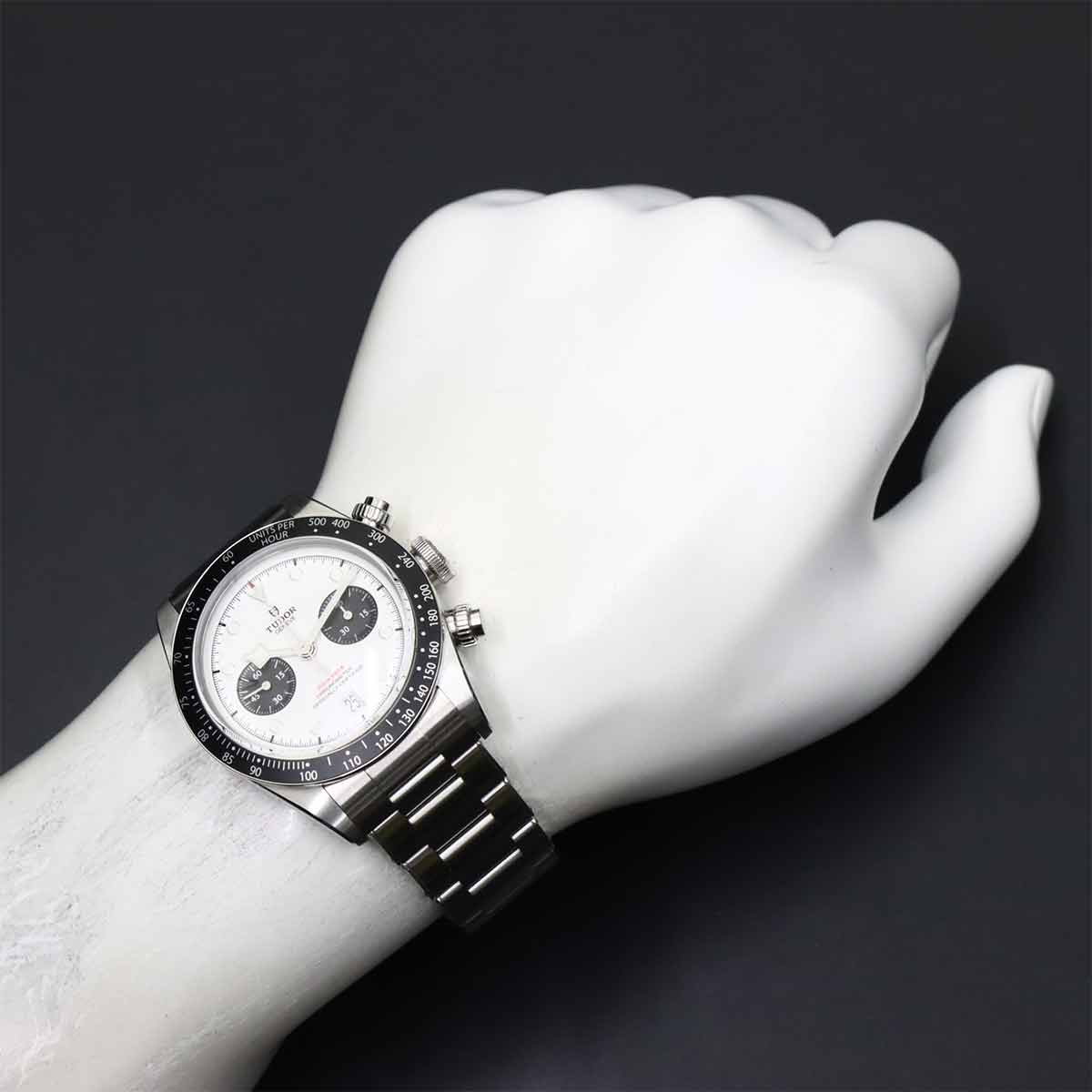 Black Bay Chronograph 79360N Automatic White Dial Mens Watch