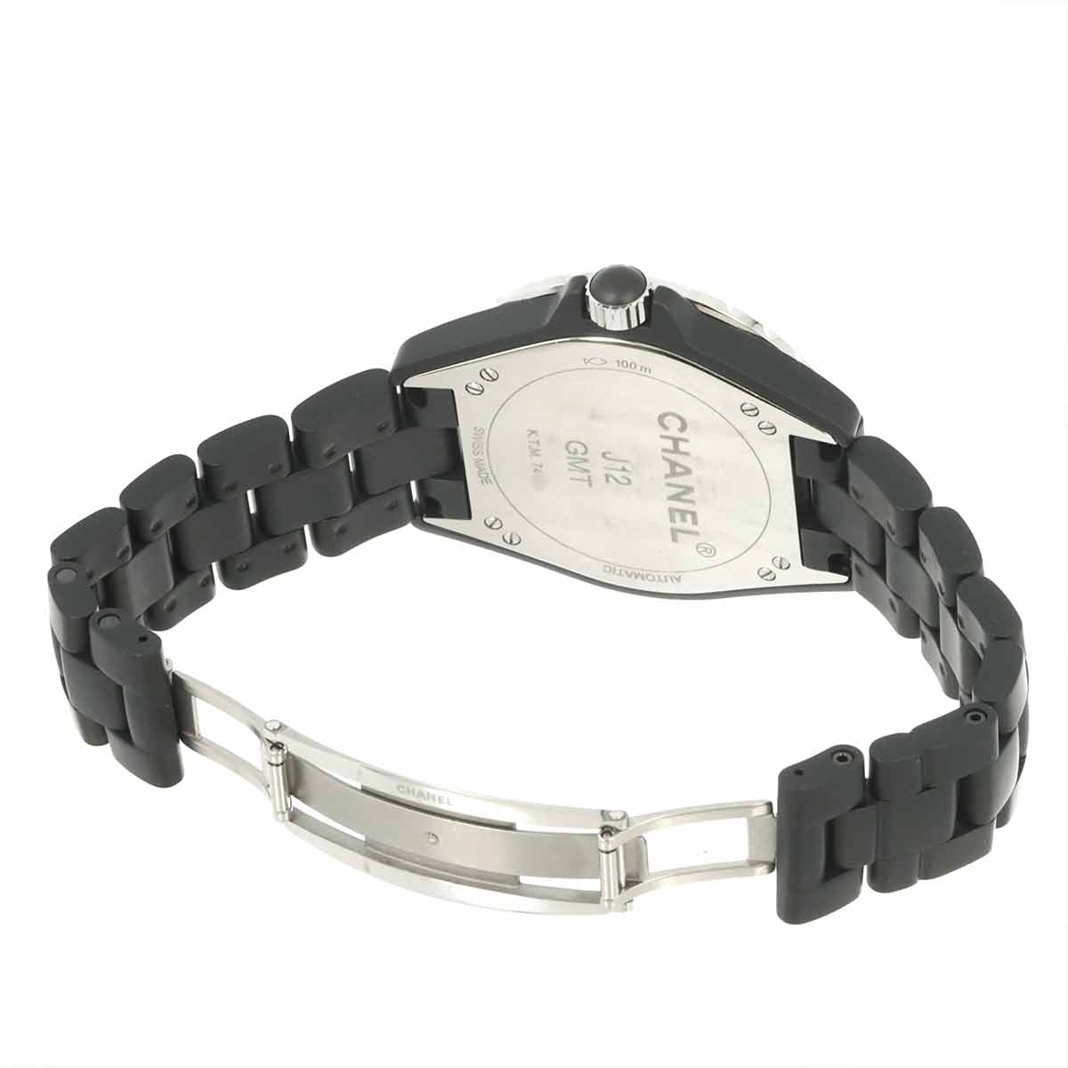 J12 GMT 41mm H3101 Mens Watch Date Black Ceramic Automatic