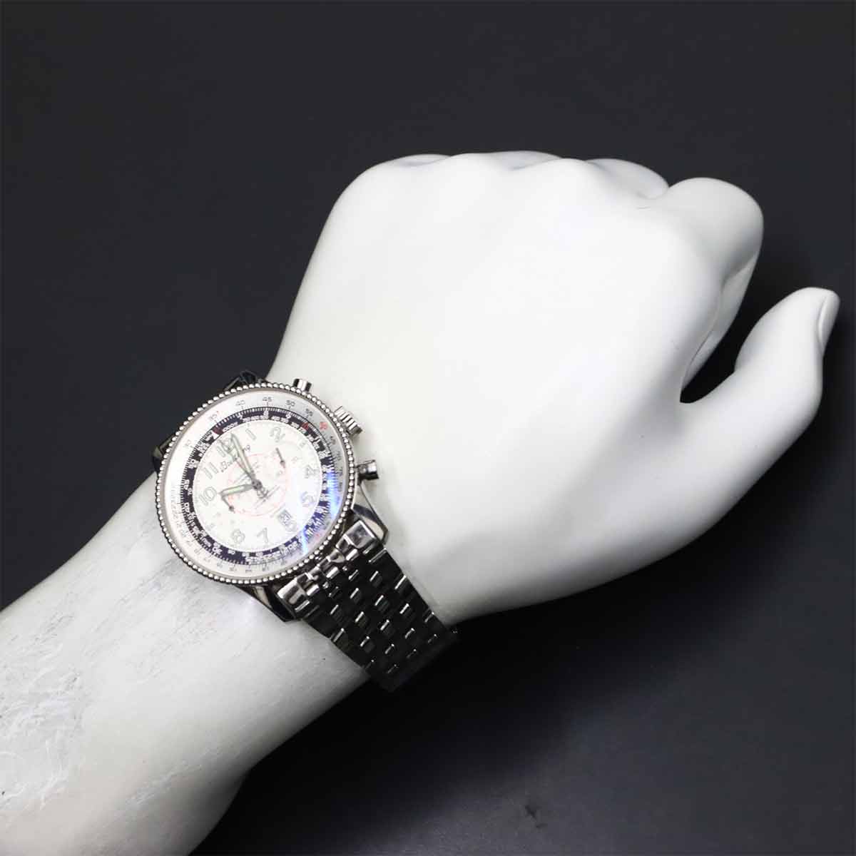 Montbrillant A35330 Chronograph Silver Dial Mens