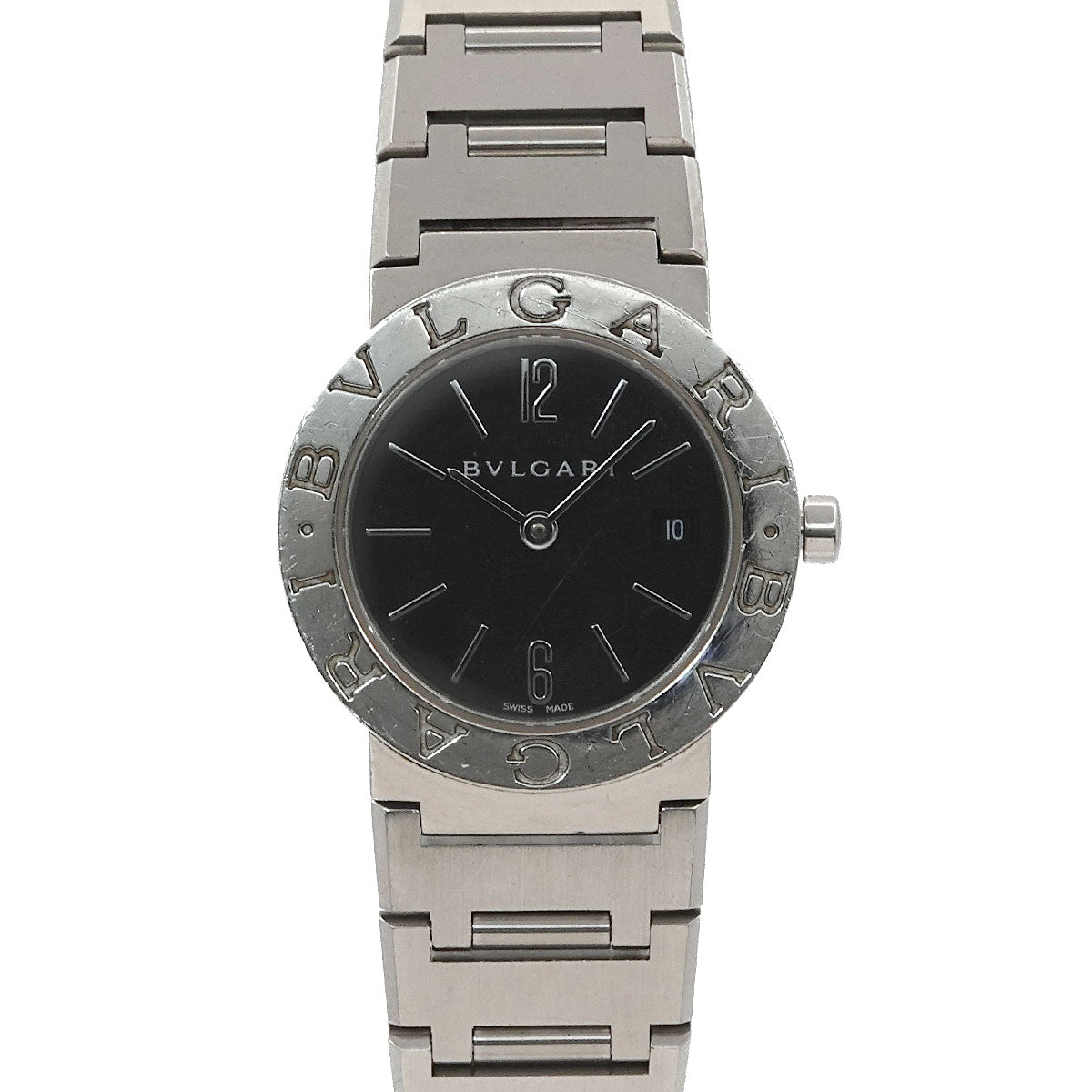 BVLGARIBVLGARI BB26SS Quartz Black Dial Ladies Watch