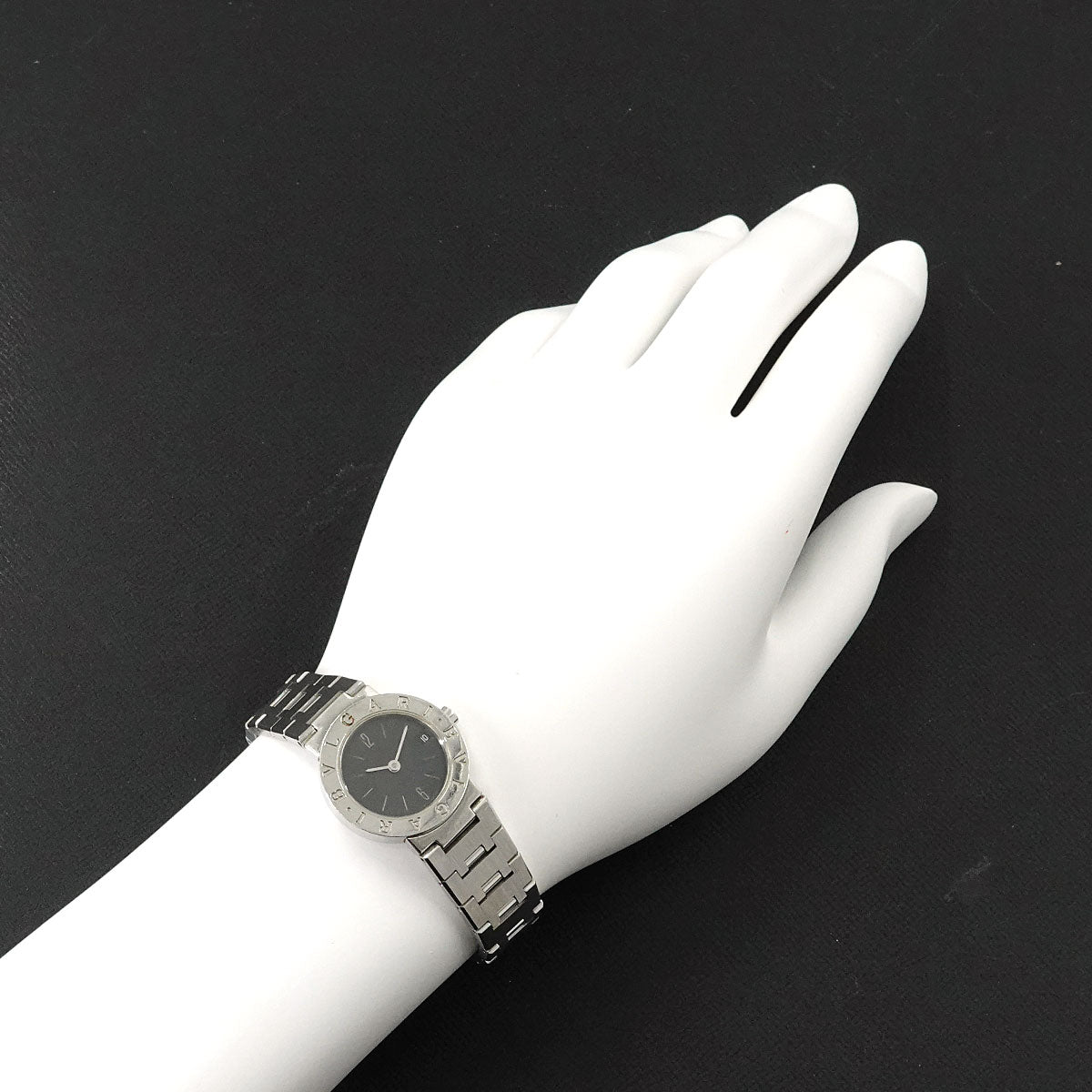 BVLGARIBVLGARI BB23SS Quartz Black Dial Ladies Watch