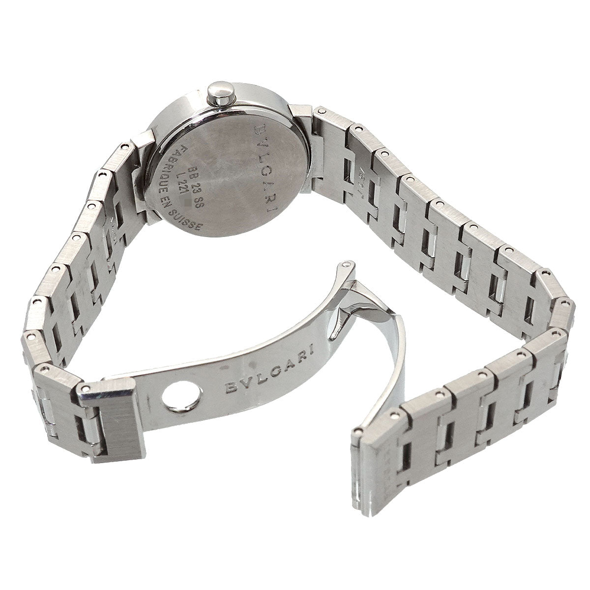 BVLGARIBVLGARI BB23SS Quartz Black Dial Ladies Watch