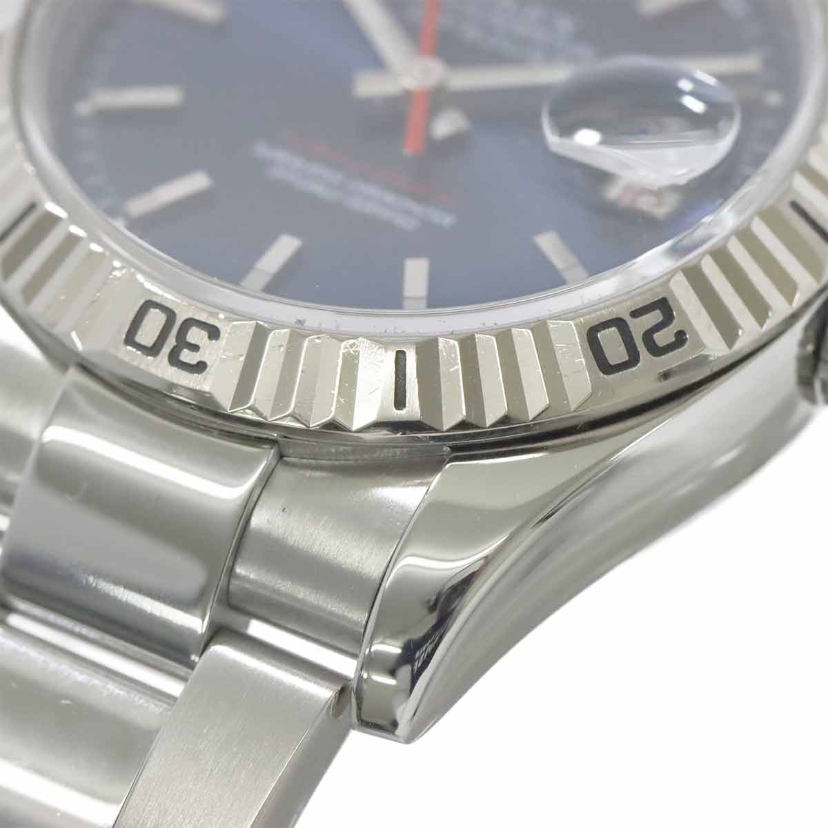 Datejust Turnograph 116264 Serial F 750 K18WG Blue Dial Mens