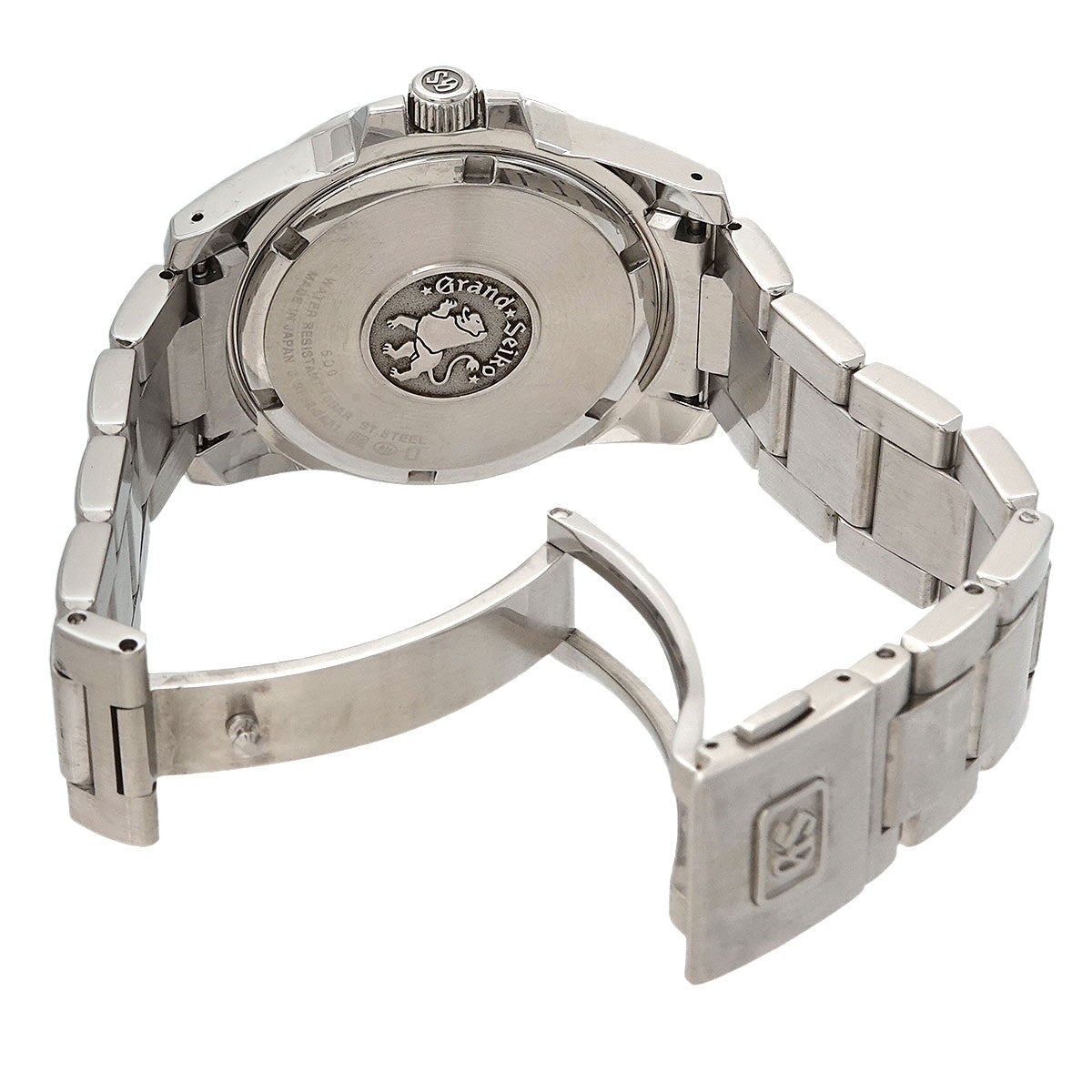 GRAND SEIKO SBGX055 Quartz Date 9F62 0AA1 Black Dial Mens Watch