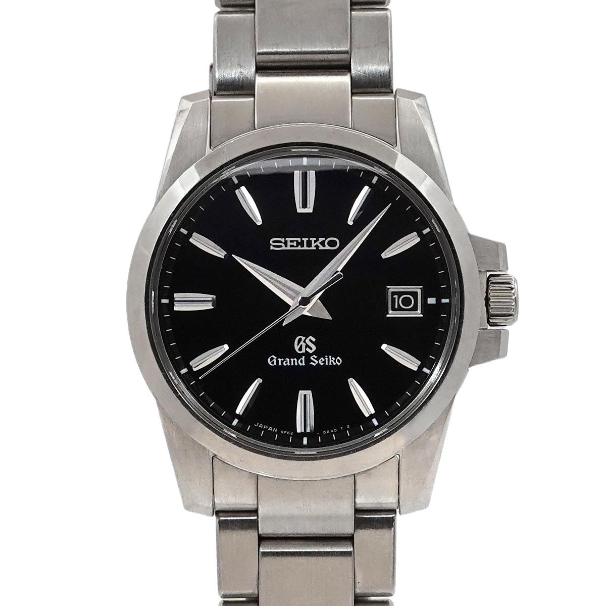 GRAND SEIKO SBGX055 Quartz Date 9F62 0AA1 Black Dial Mens Watch