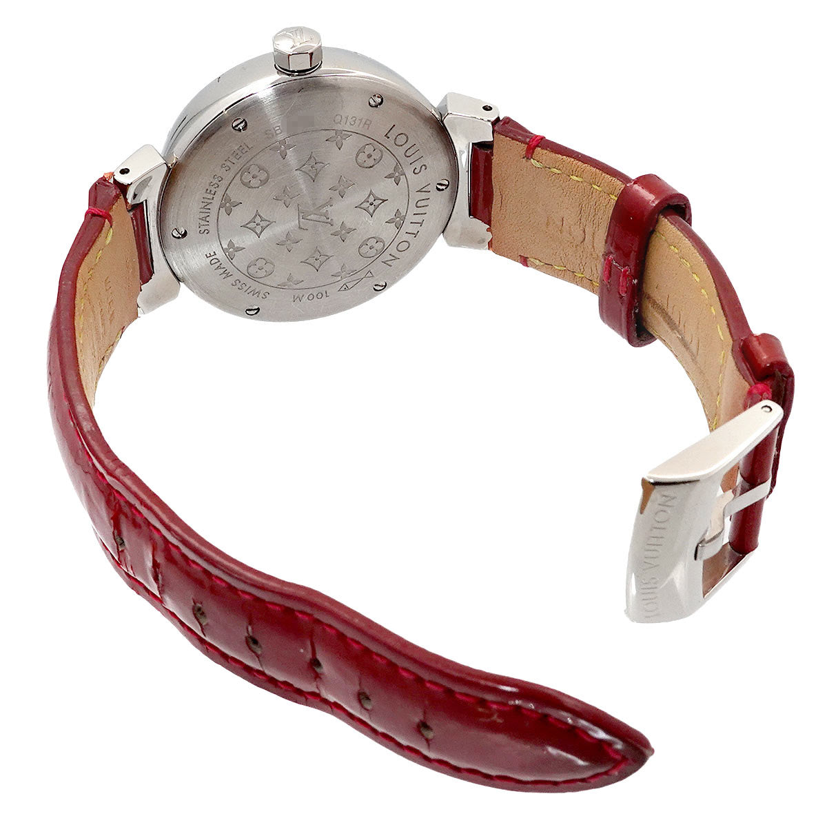 Tambour Q131R Diamond Silver Dial Quartz Ladies Watch