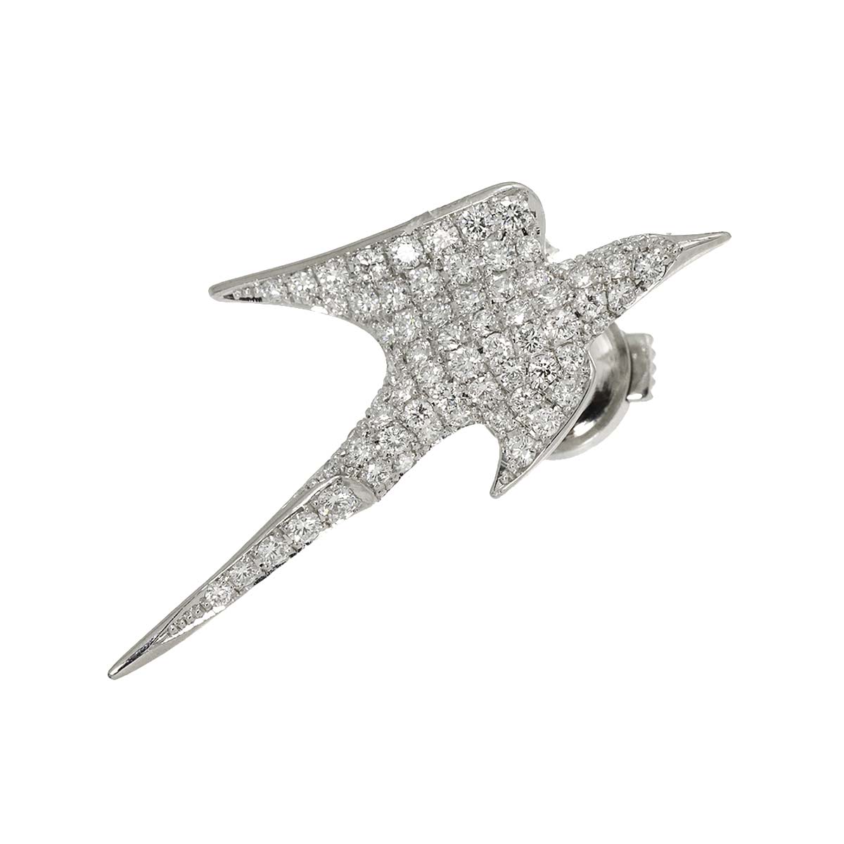 Diamond 1.00ct Brooch Pt